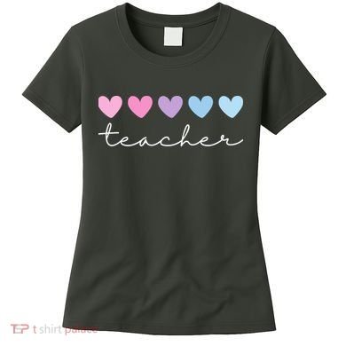 Teacher Hearts Cute Gift Women's T-Shirt