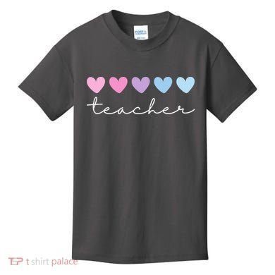 Teacher Hearts Cute Gift Kids T-Shirt