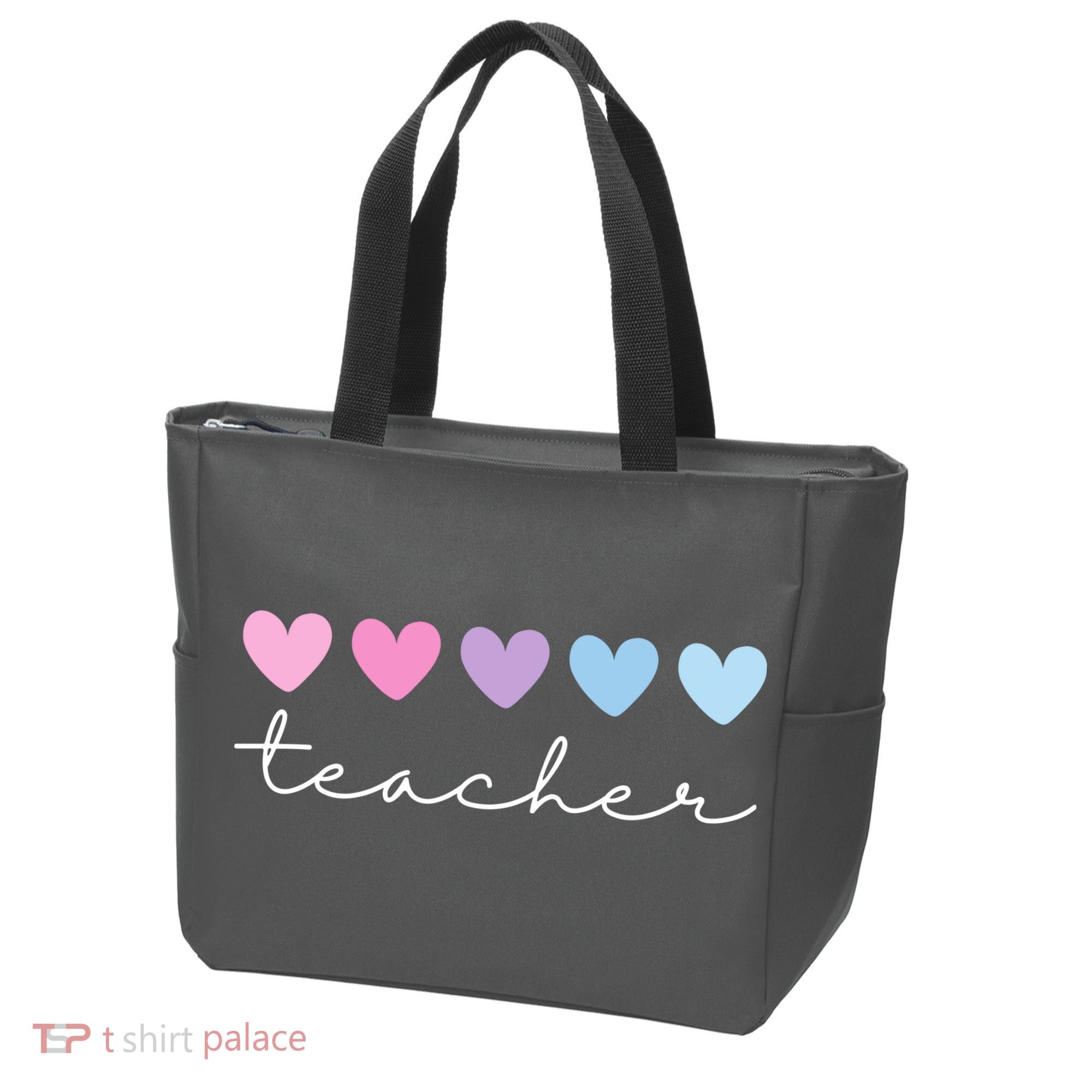 Teacher Hearts Cute Gift Tote Bag