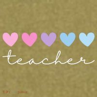 Teacher Hearts Cute Gift Garment-Dyed Women's Muscle Tee thumb 6