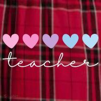 Teacher Hearts Cute Gift Women's Flannel Plaid Pajama Pants thumb 2