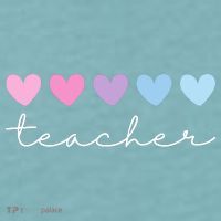 Teacher Hearts Cute Gift Sueded Cloud Jersey T-Shirt thumb 2