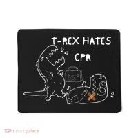 T-Rex Hates CPR Dinosaurs Funny Nurse day Mousepad thumb 0