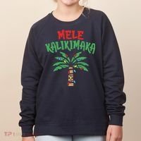 Tree Hawaiian Christmas In July Women's Sweatshirt thumb 0