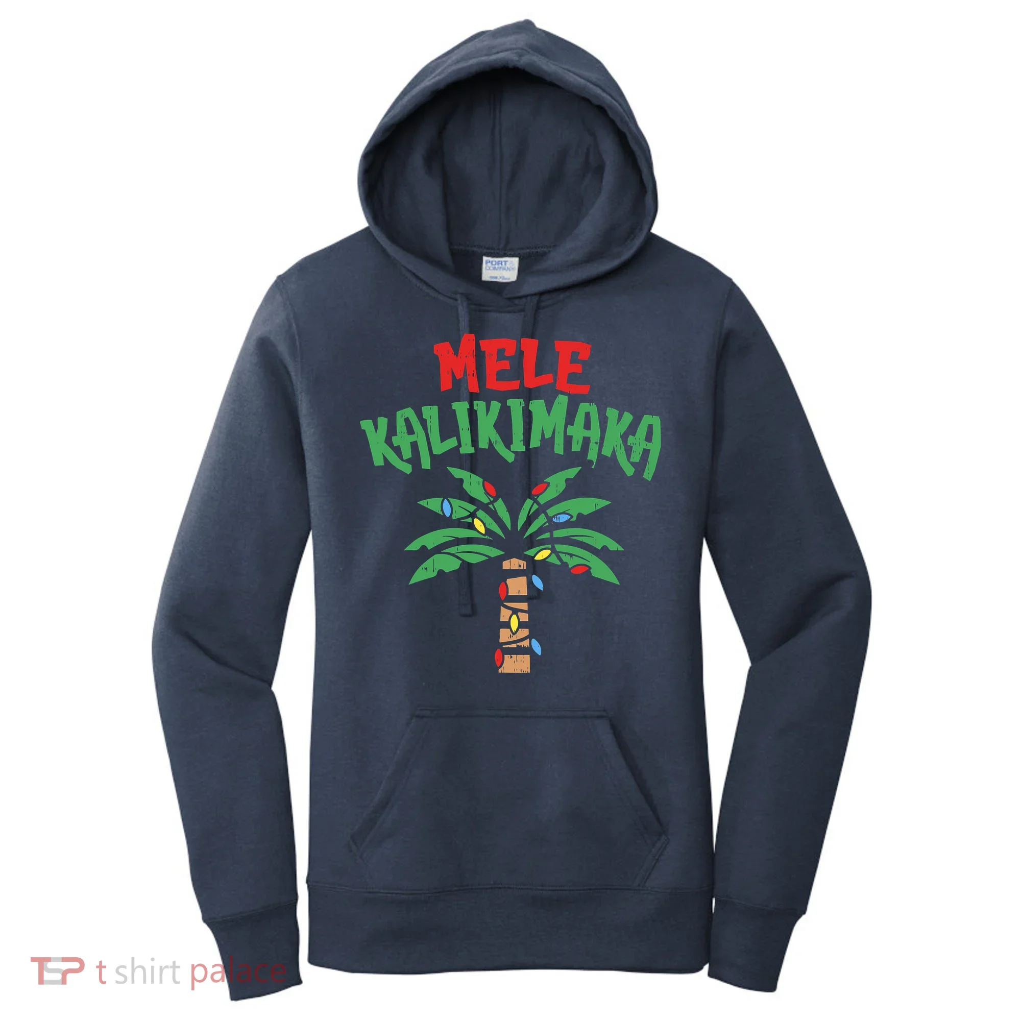 Tree Hawaiian Christmas In July Women's Hoodie