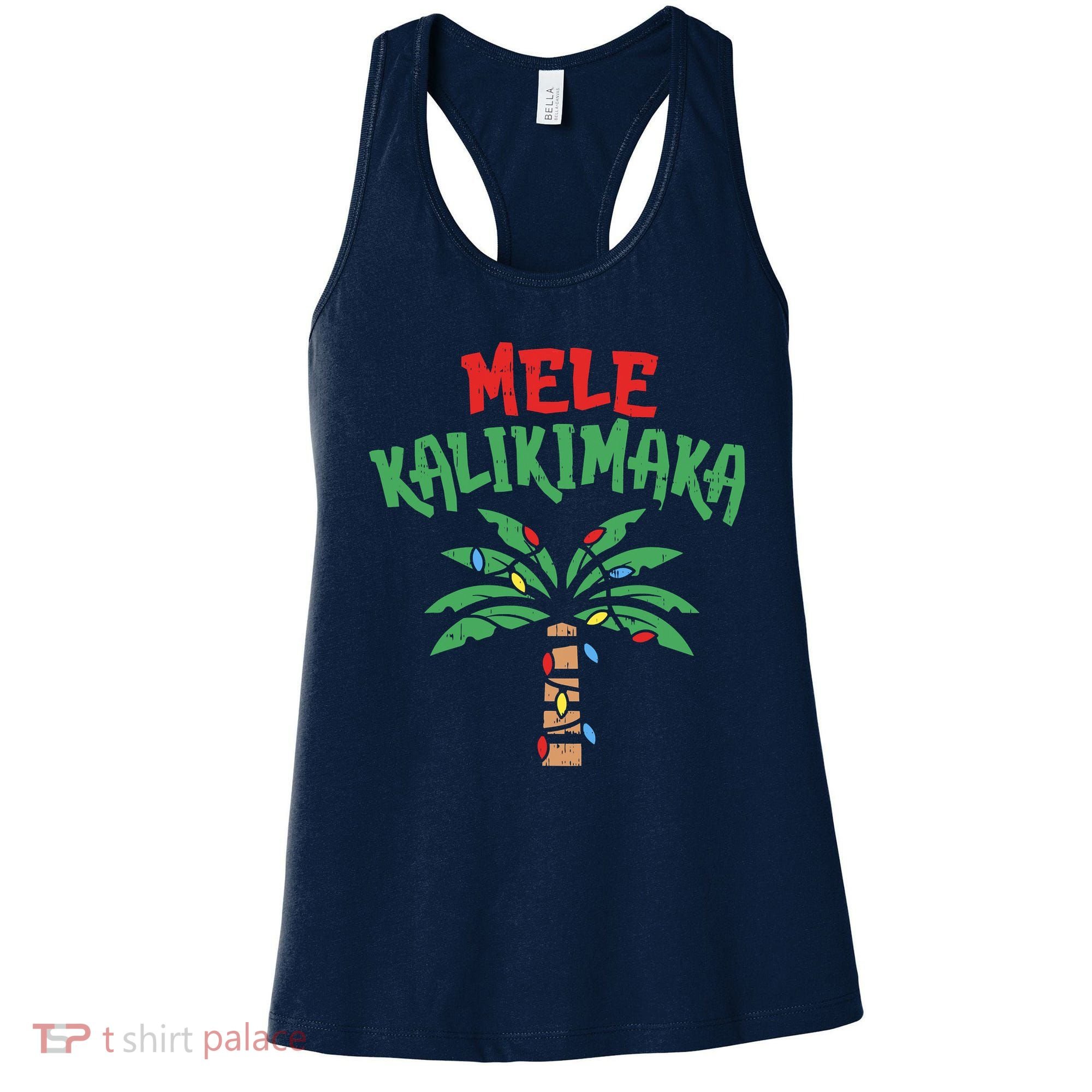 Tree Hawaiian Christmas In July Women's Tank Top