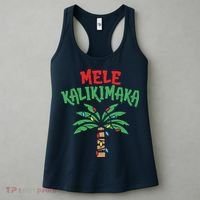 Tree Hawaiian Christmas In July Women's Tank Top thumb 3