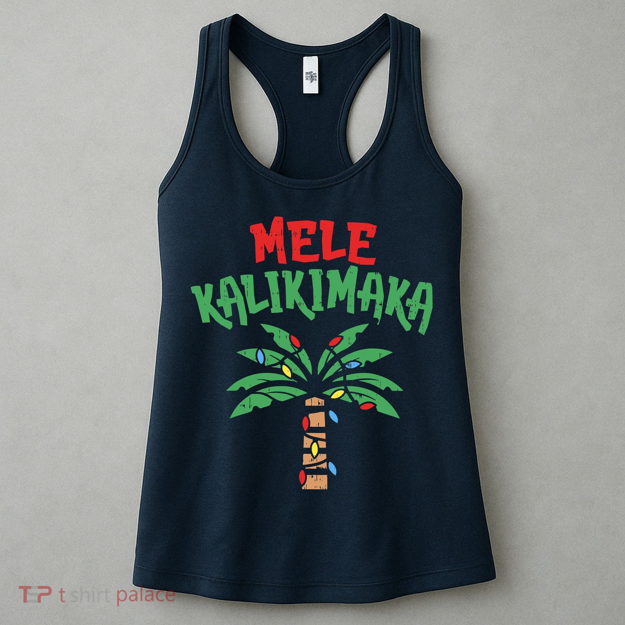 Tree Hawaiian Christmas In July Women's Tank Top