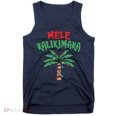 Tree Hawaiian Christmas In July Tank Top