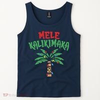 Tree Hawaiian Christmas In July Tank Top thumb 2