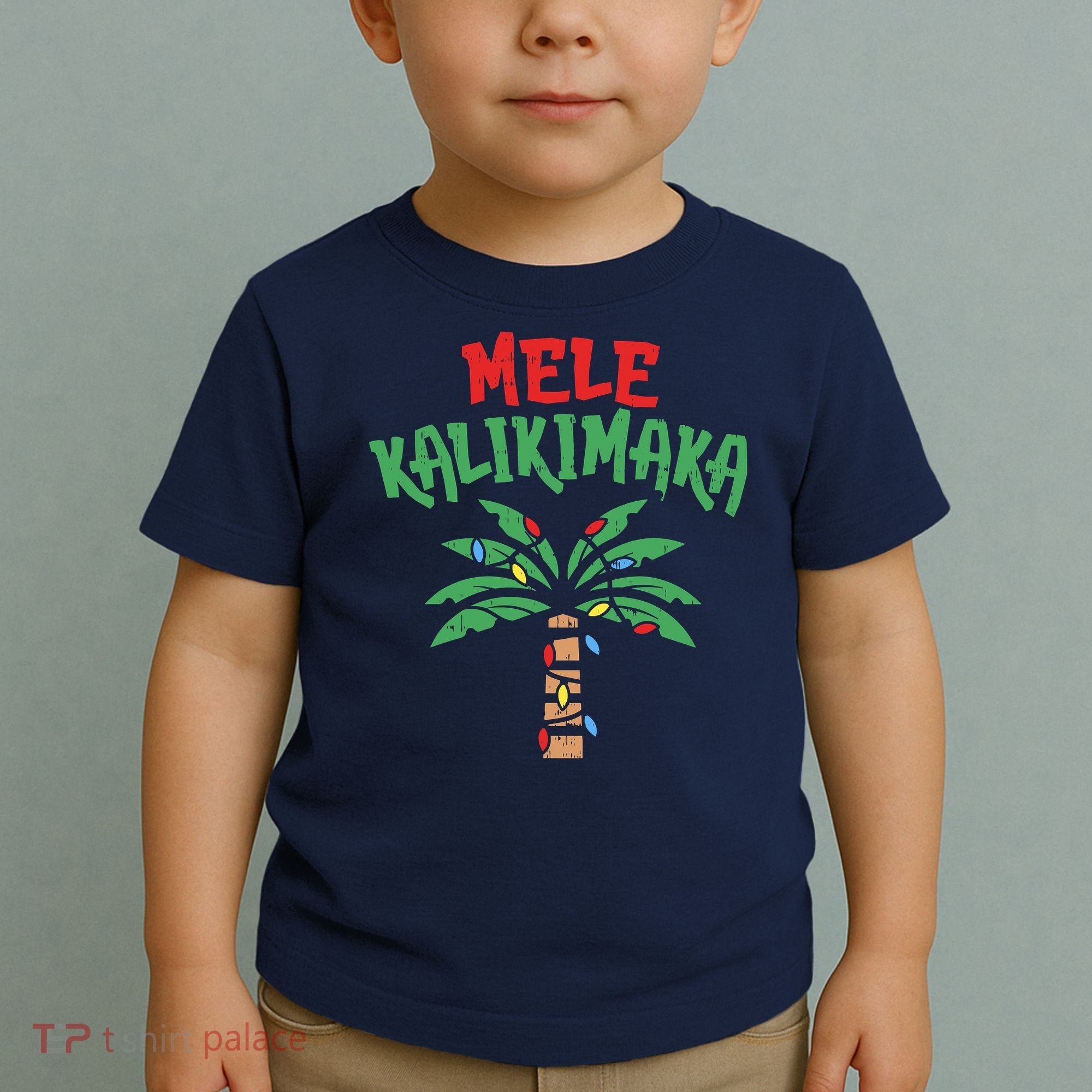 Tree Hawaiian Christmas In July Toddler T-Shirt