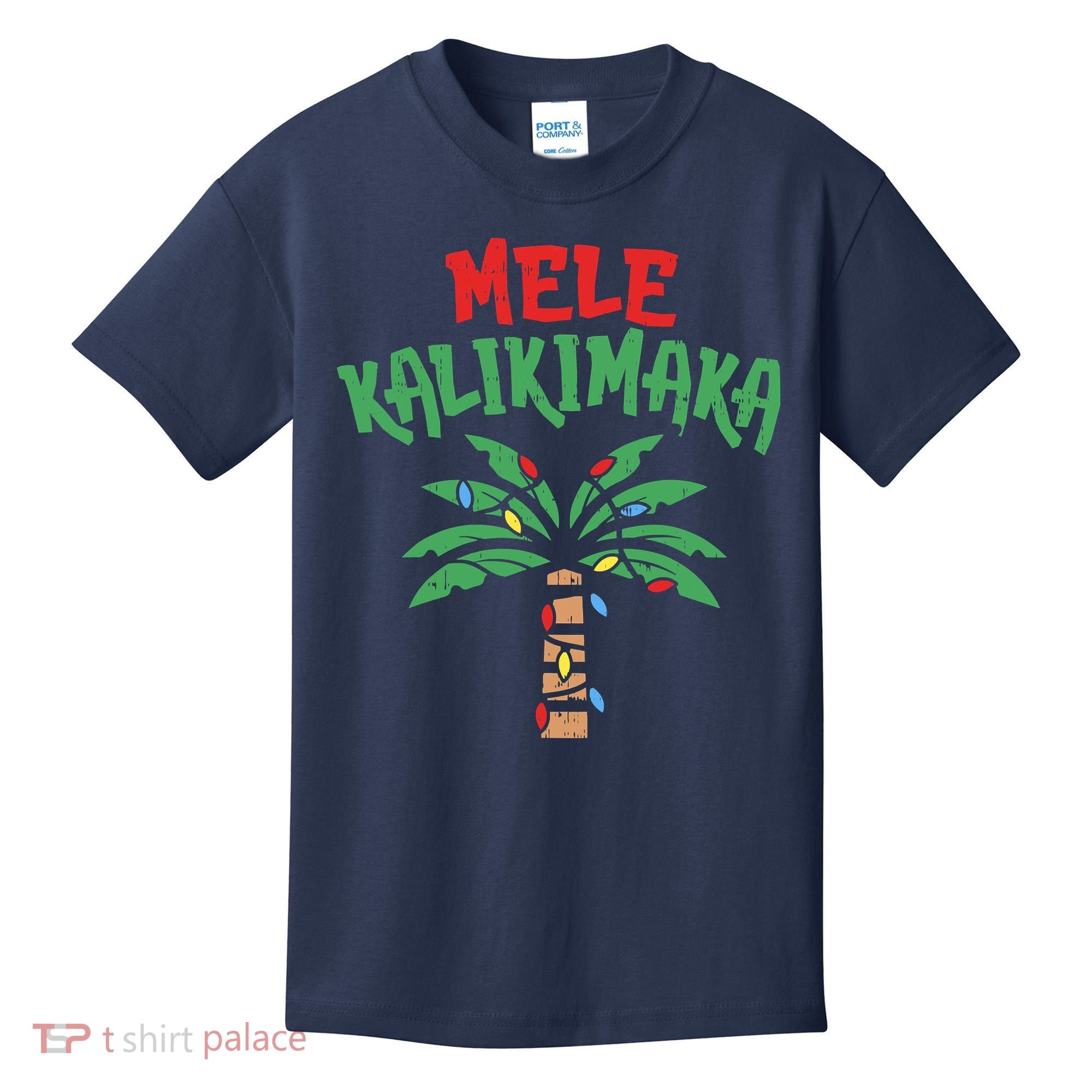 Tree Hawaiian Christmas In July Kids T-Shirt