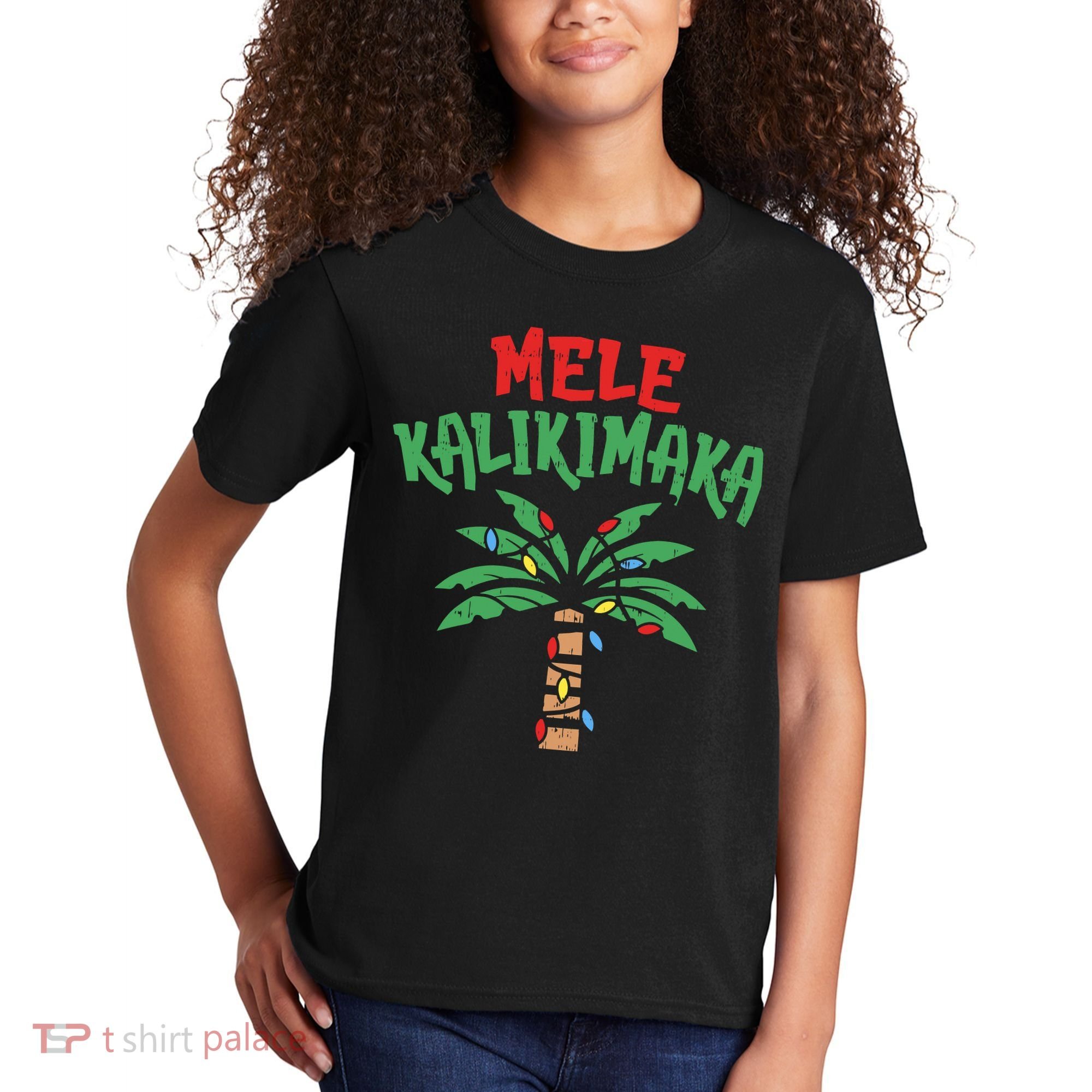 Tree Hawaiian Christmas In July Kids T-Shirt