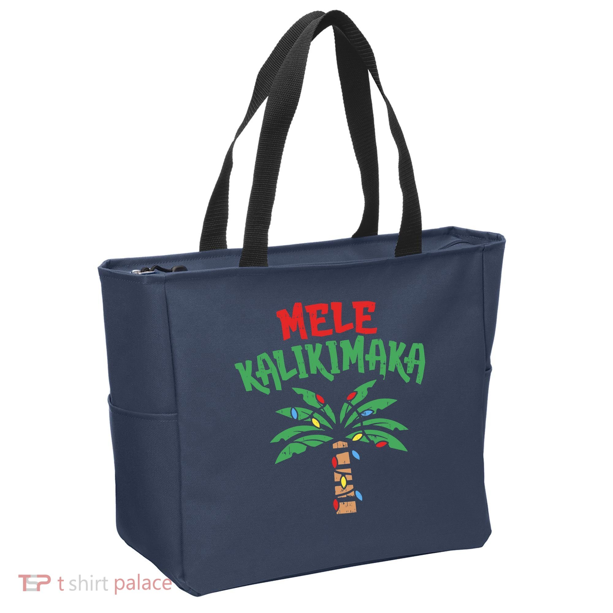 Tree Hawaiian Christmas In July Tote Bag
