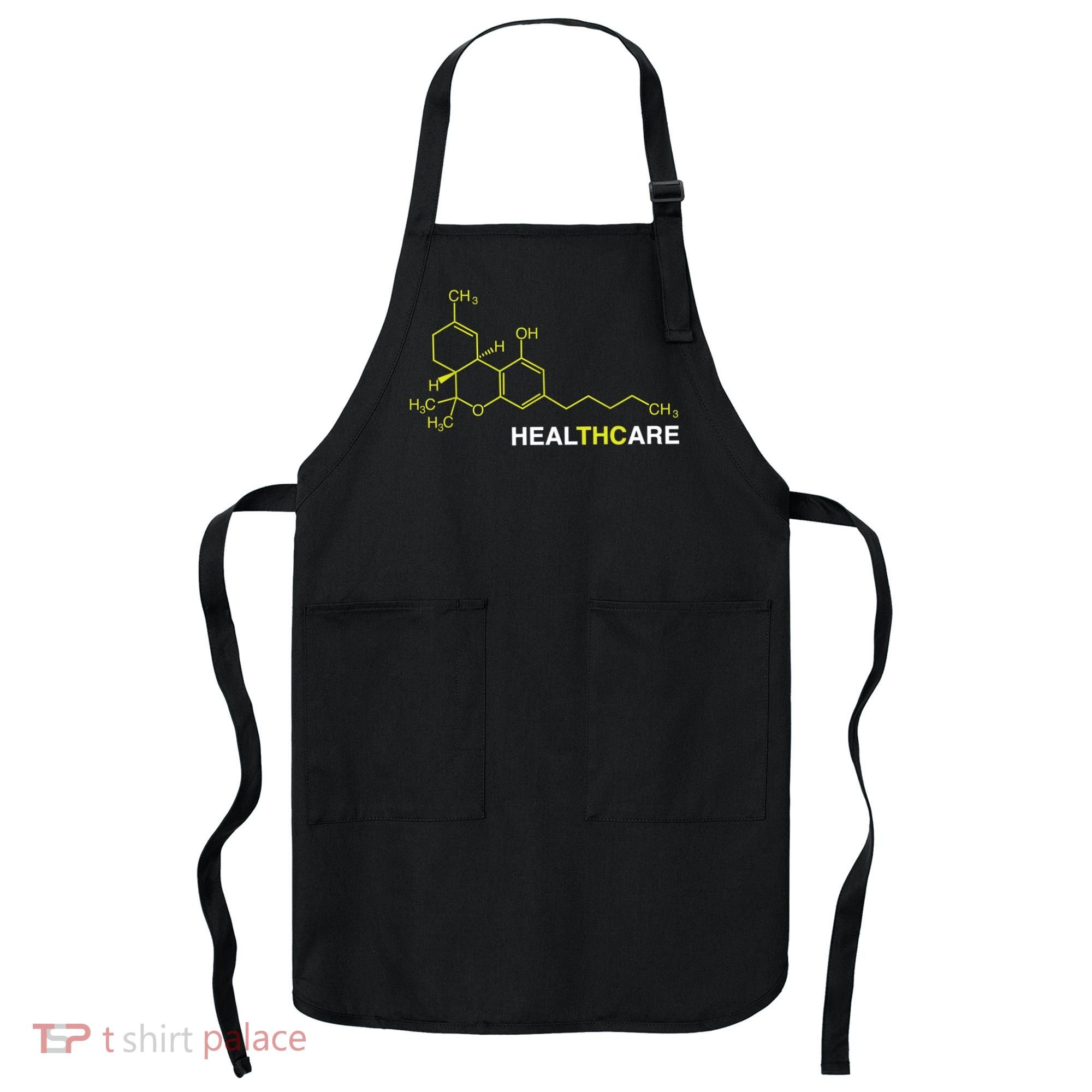 THC Healthcare Cannabis Medical Marijuana TShirt Apron