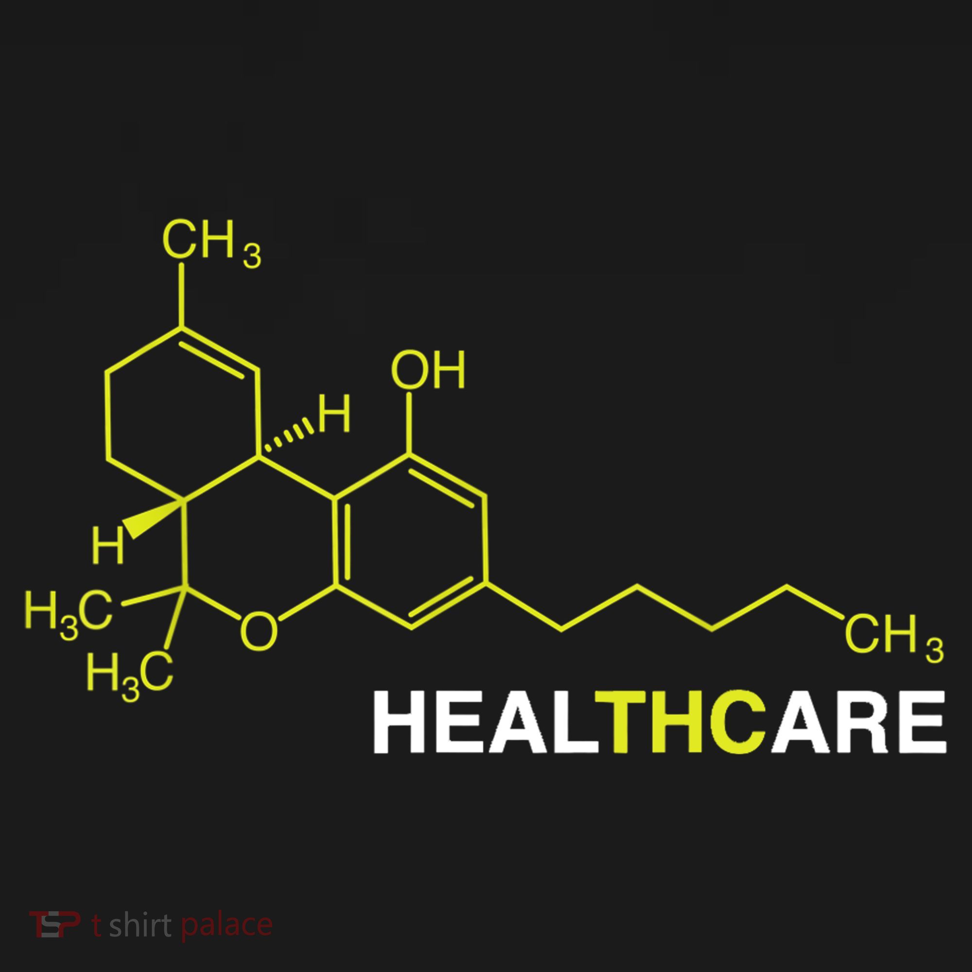 THC Healthcare Cannabis Medical Marijuana TShirt Mousepad