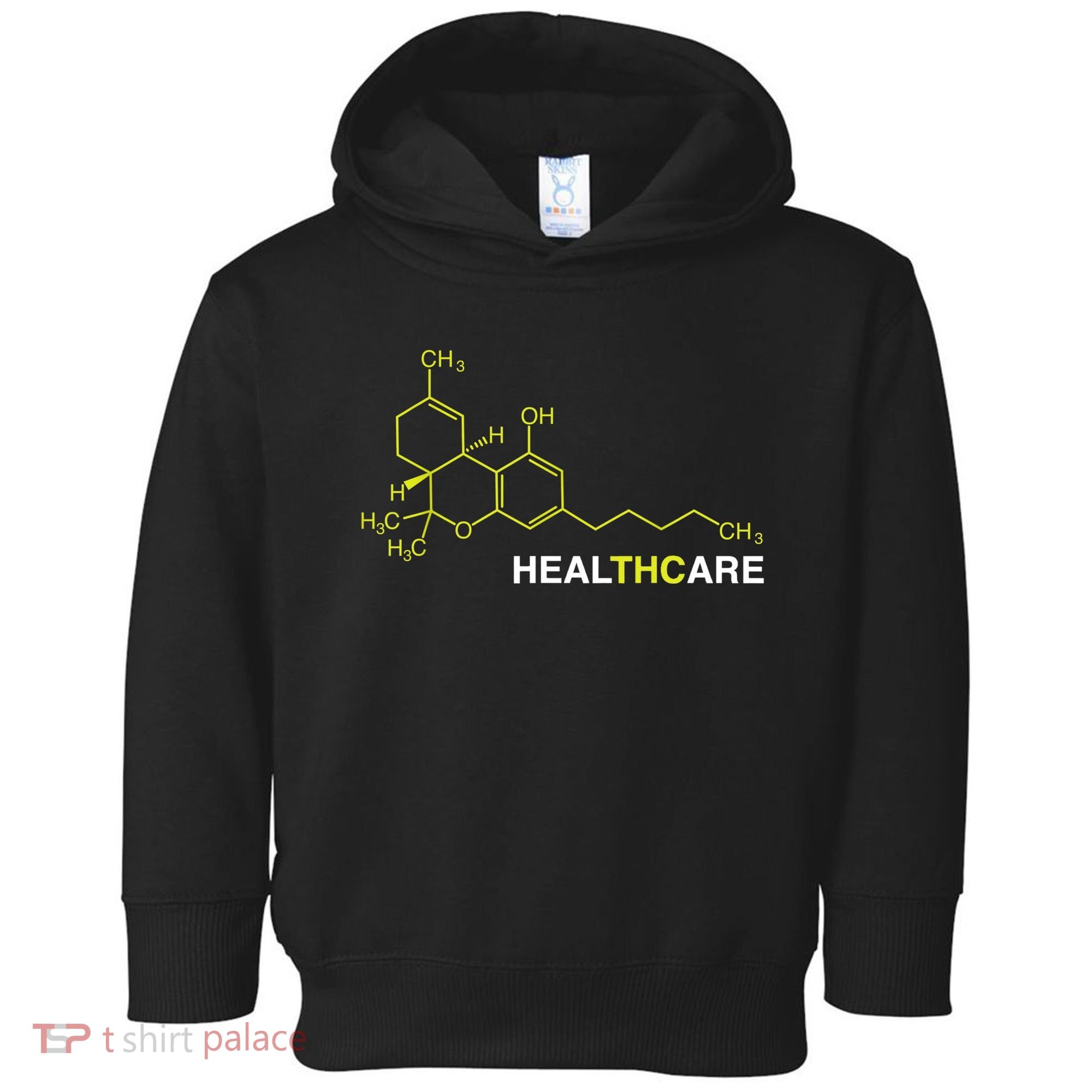 THC Healthcare Cannabis Medical Marijuana TShirt Toddler Hoodie