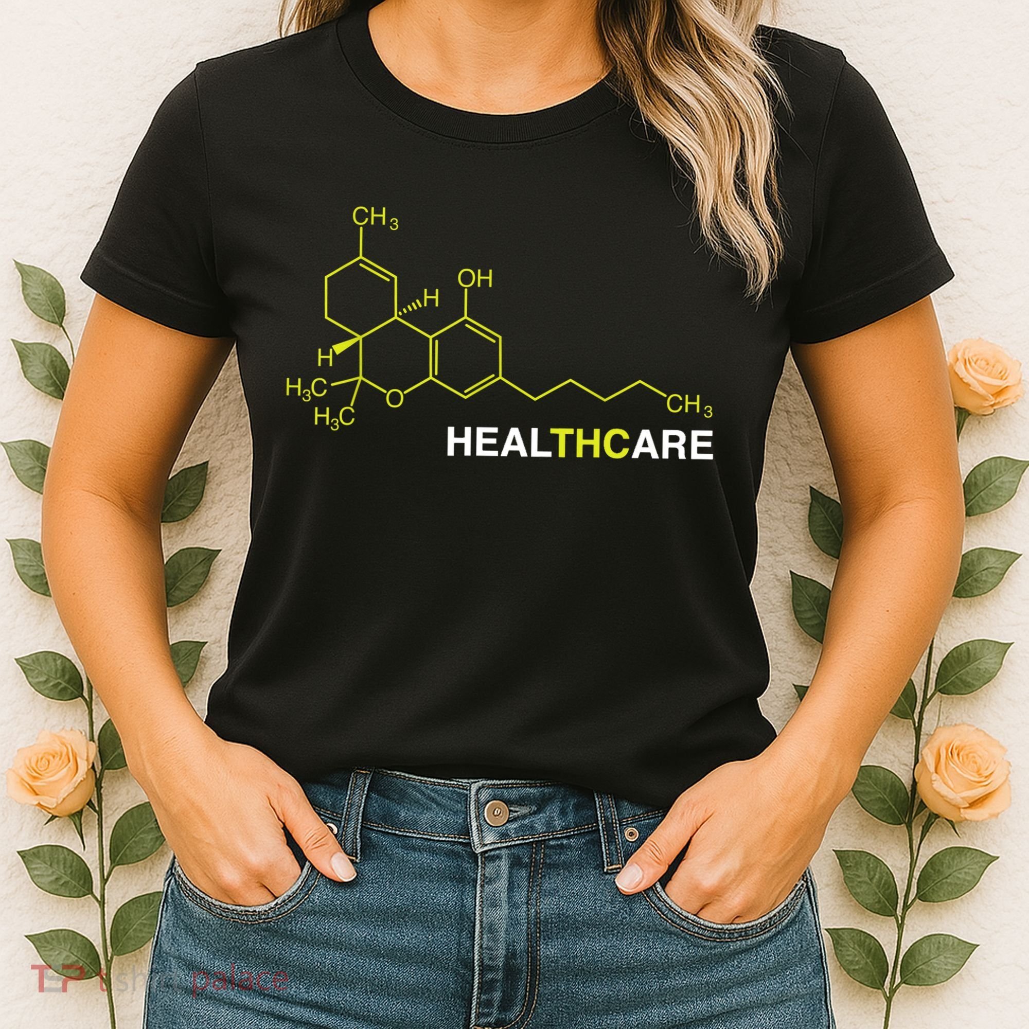 THC Healthcare Cannabis Medical Marijuana TShirt Women's T-Shirt