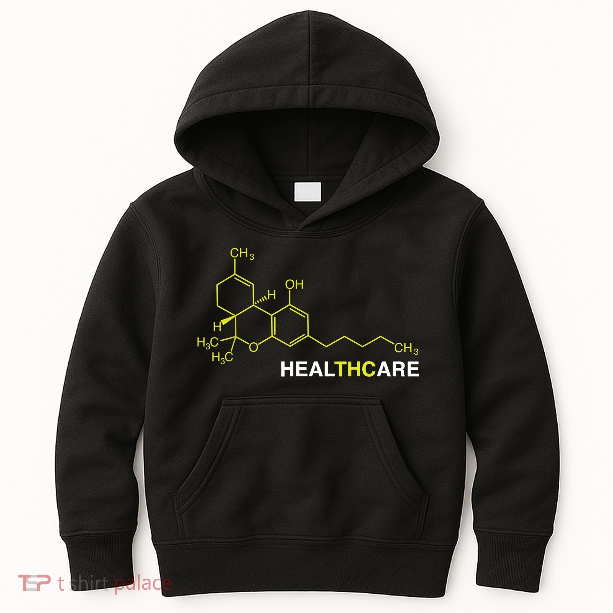 THC Healthcare Cannabis Medical Marijuana TShirt Kids Hoodie