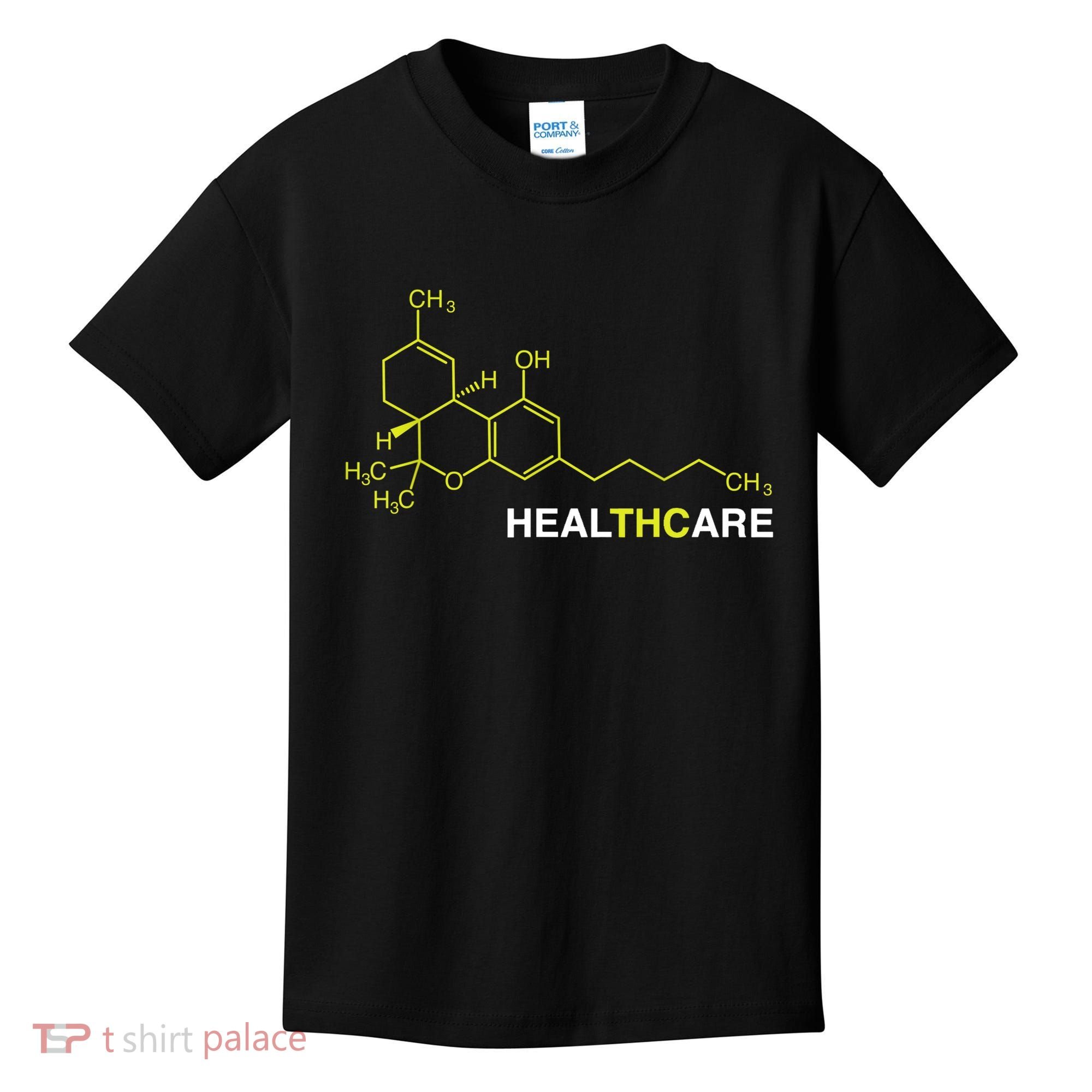 THC Healthcare Cannabis Medical Marijuana TShirt Kids T-Shirt