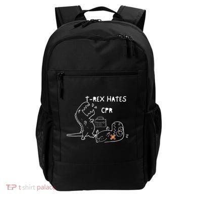 TRex Hates CPR Dinosaurs Funny Nurse Backpack