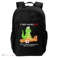 Trex Hates Cpr That's Why Dinosaurs Are Extinct Backpack thumb 0