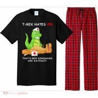 Trex Hates Cpr That's Why Dinosaurs Are Extinct Pajama Set thumb 0