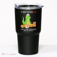 Trex Hates Cpr That's Why Dinosaurs Are Extinct Tumbler thumb 0