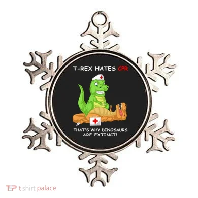 Trex Hates Cpr That's Why Dinosaurs Are Extinct Ornament