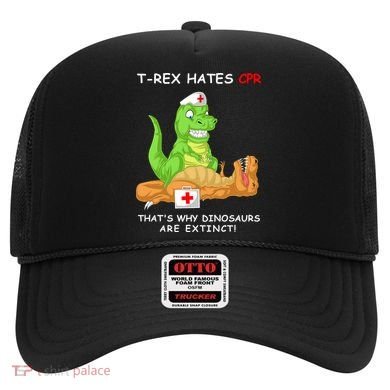 Trex Hates Cpr That's Why Dinosaurs Are Extinct Hat