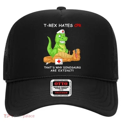 Trex Hates Cpr That's Why Dinosaurs Are Extinct Hat