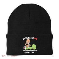 Trex Hates Cpr Dinosaur Nurse Beanie thumb 0