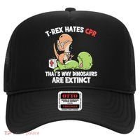 Trex Hates Cpr Dinosaur Nurse Hat thumb 0