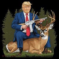 Trump Hunting Deer Bucket Hat thumb 4