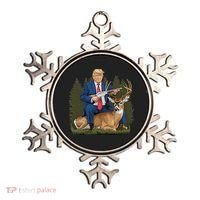 Trump Hunting Deer Ornament thumb 0