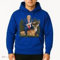 Trump Hunting Deer Hoodie thumb 2