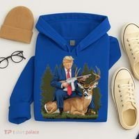 Trump Hunting Deer Hoodie thumb 4