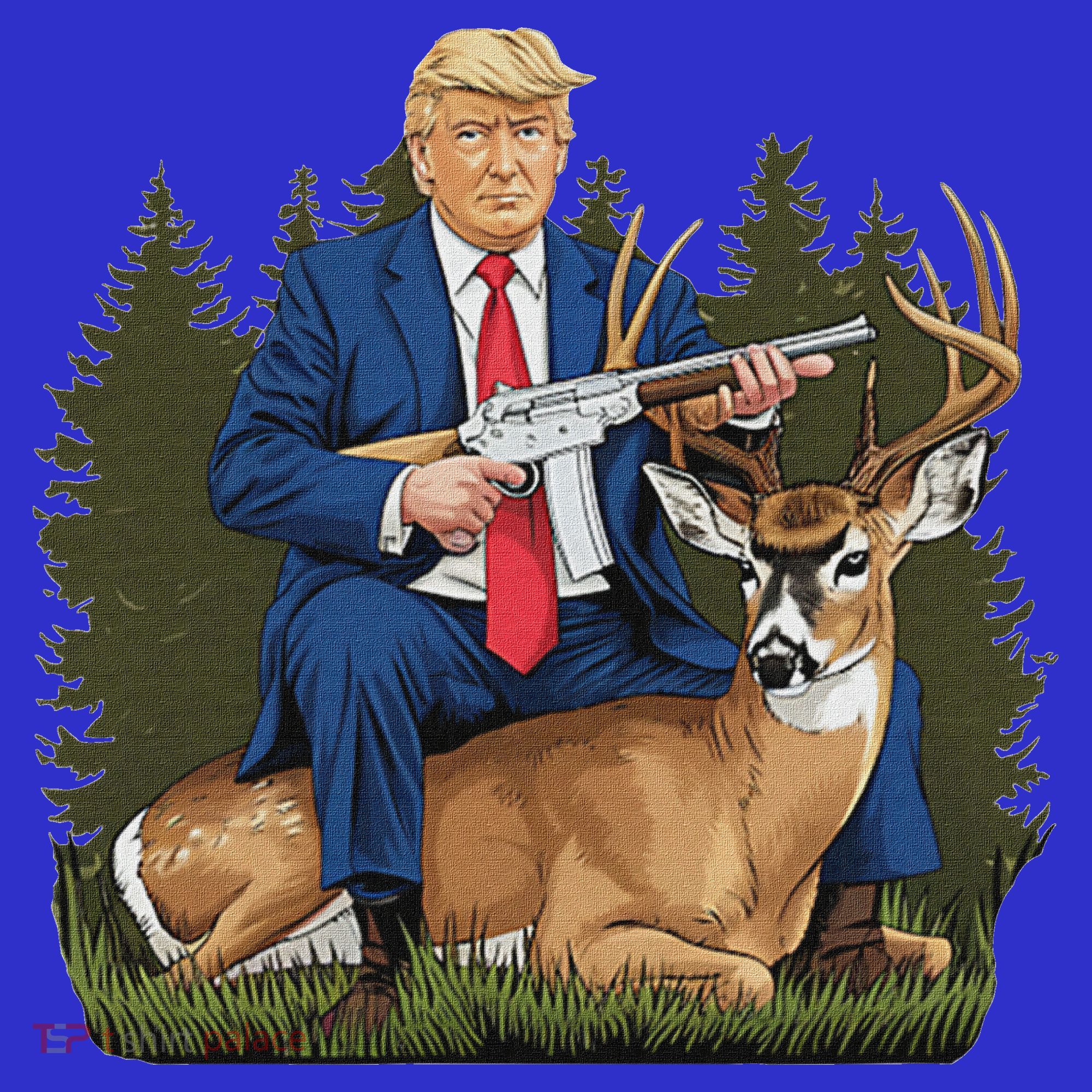 Trump Hunting Deer Hoodie