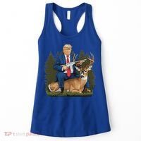 Trump Hunting Deer Women's Tank Top thumb 0