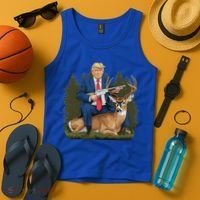 Trump Hunting Deer Tank Top thumb 4