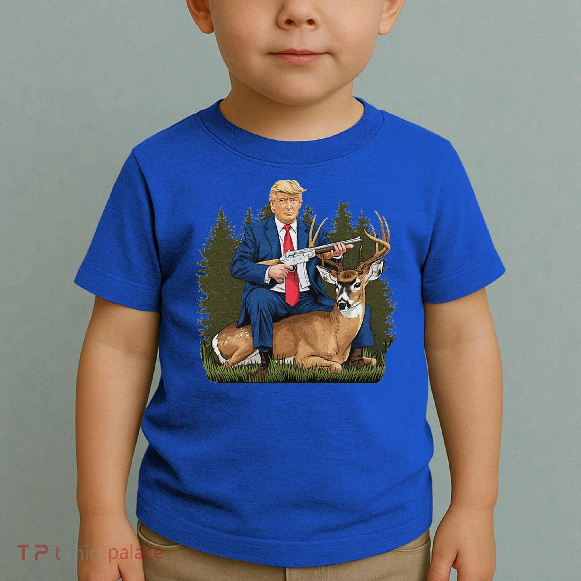 Trump Hunting Deer Toddler T-Shirt