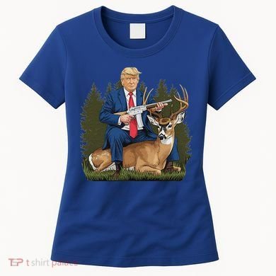 Trump Hunting Deer Women's T-Shirt