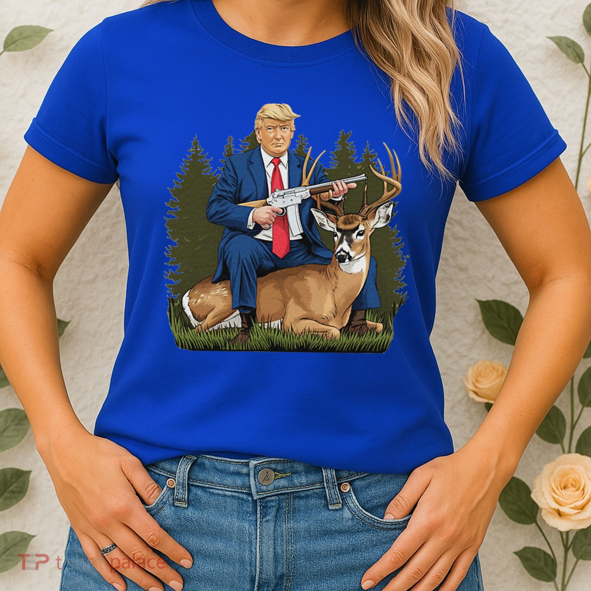 Trump Hunting Deer Women's T-Shirt