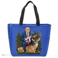 Trump Hunting Deer Tote Bag thumb 0