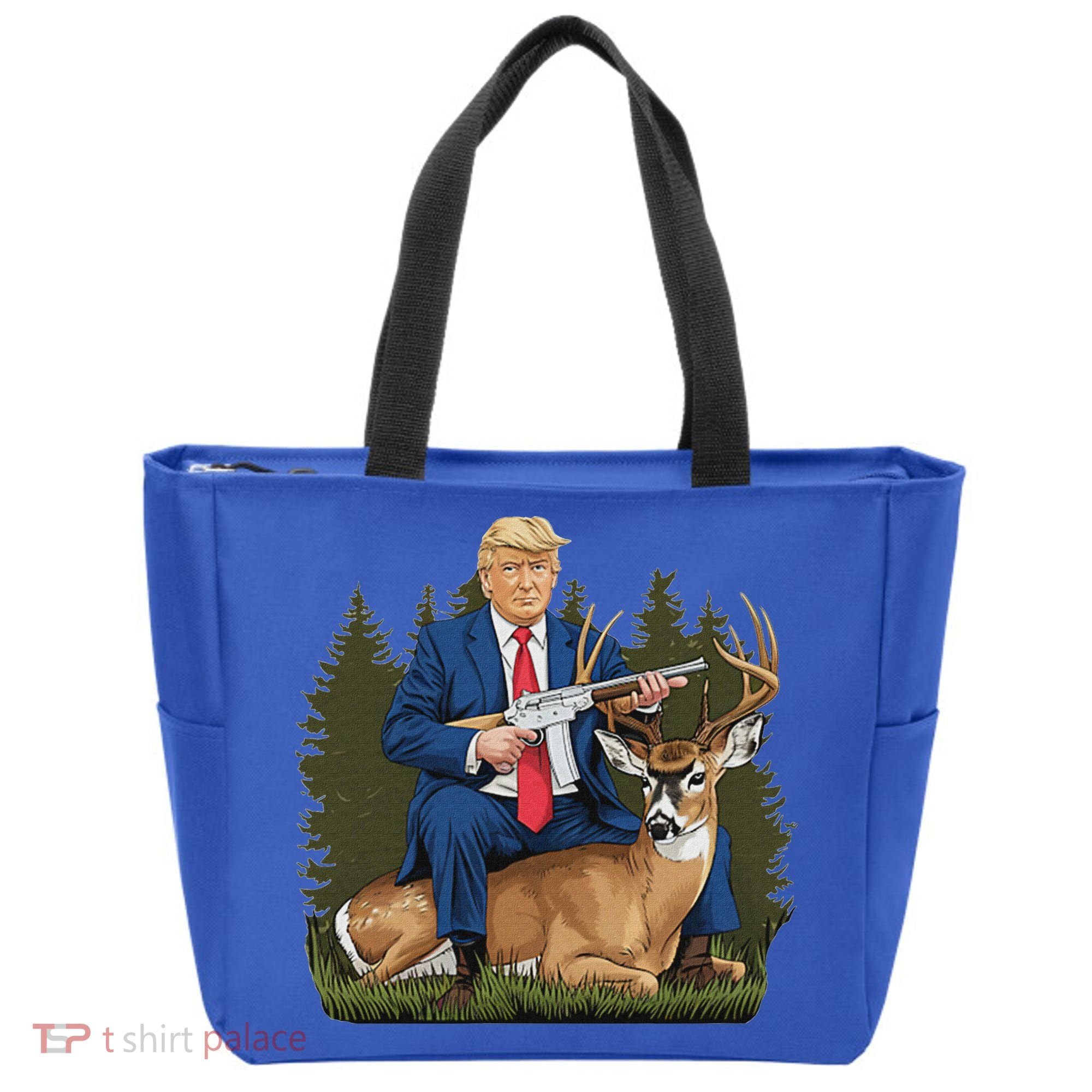 Trump Hunting Deer Tote Bag