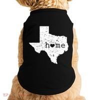 Texas Home Distressed Tx Map With Heart Doggie Tank thumb 0