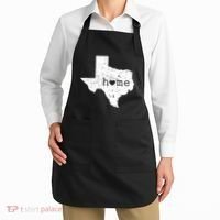 Texas Home Distressed Tx Map With Heart Apron thumb 2