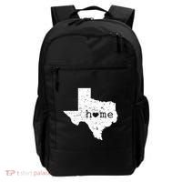 Texas Home Distressed Tx Map With Heart Backpack thumb 0
