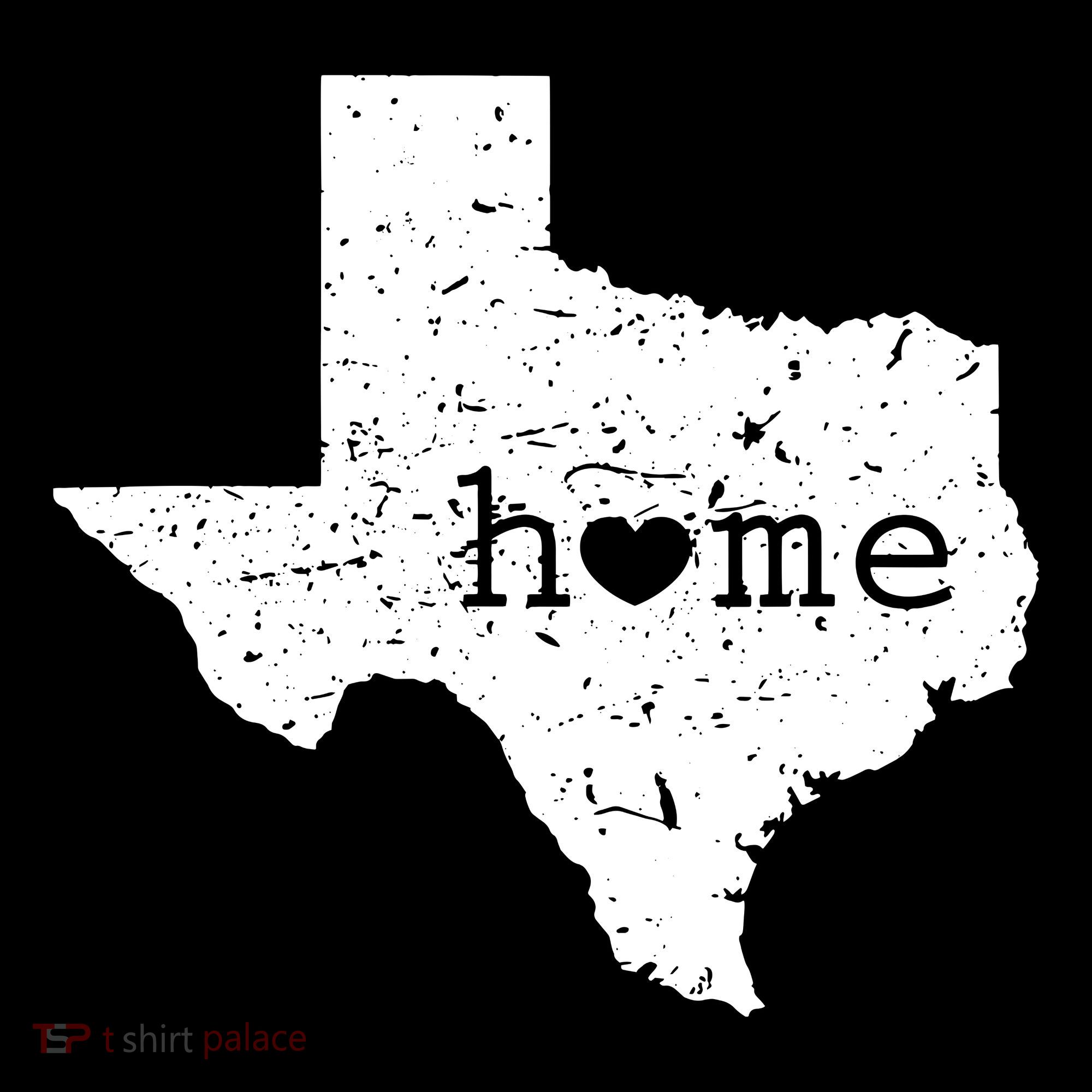 Texas Home Distressed Tx Map With Heart Backpack