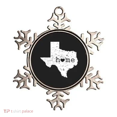 Texas Home Distressed Tx Map With Heart Ornament